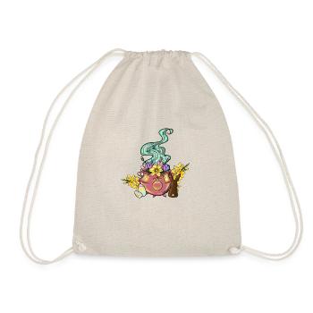 Ostara Cauldron - Drawstring Bag - nature - Front
