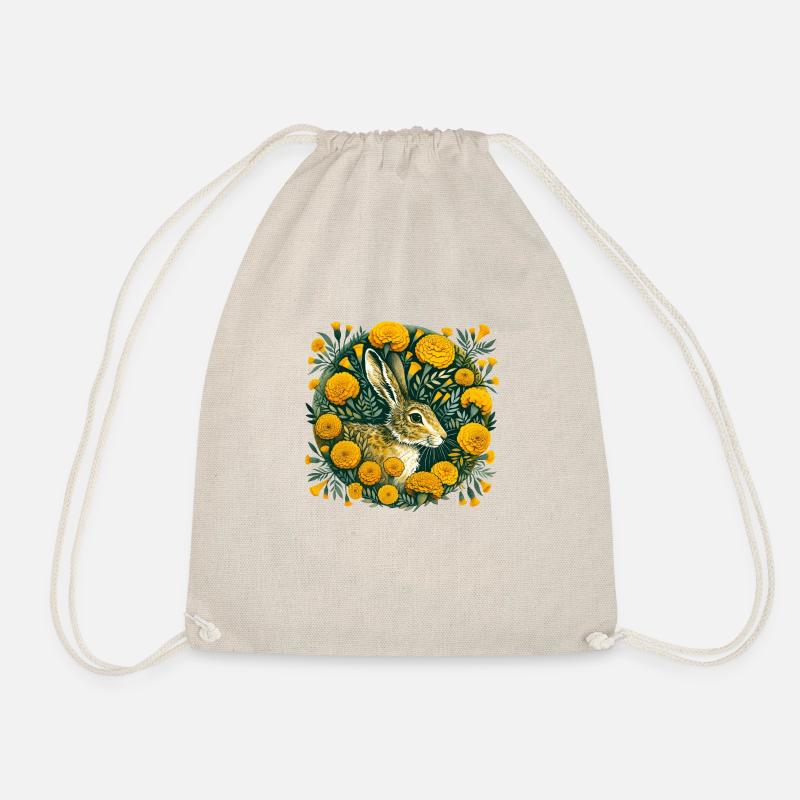 Hare - Drawstring Bag - nature
