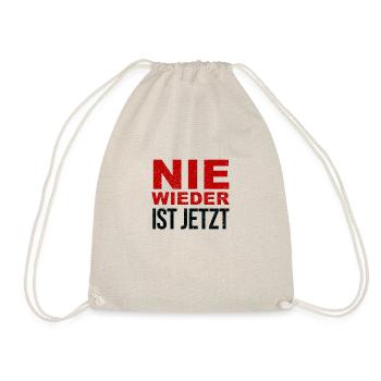 Never again is now - nie wieder ist jetzt - Turnbeutel - Natur - Vorne
