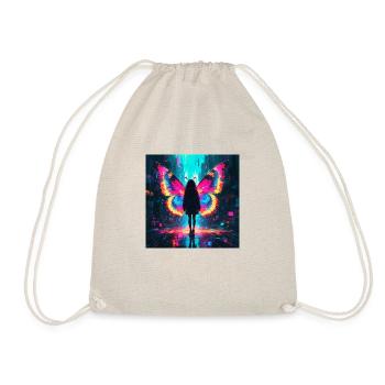 Métamorphose du papillon néon - Sac de sport léger - nature - Devant