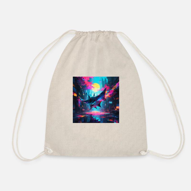 Neon Manta - Turnbeutel - Natur