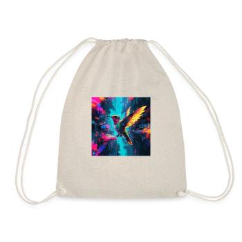 Neon Kolibri - Turnbeutel - Natur - Vorne