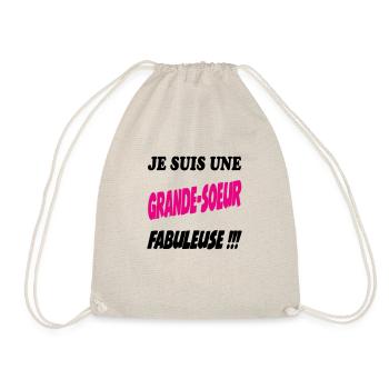 FRERE SOEUR BROTHER SISTER - Drawstring Bag - nature - Front