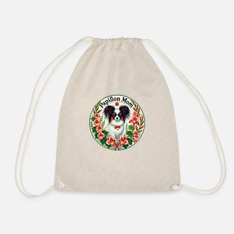 Papillon Mama - Turnbeutel - Natur