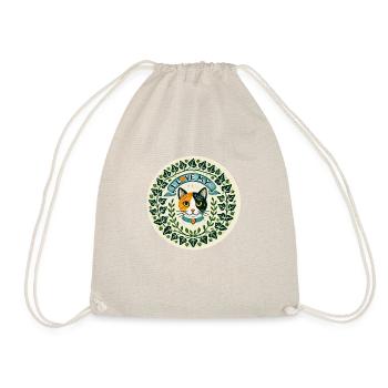 I Love my Calico Cat - Drawstring Bag - nature - Front