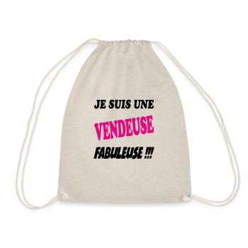 Je suis une vendeuse fabuleuse !!! - Sac de sport léger - nature - Devant