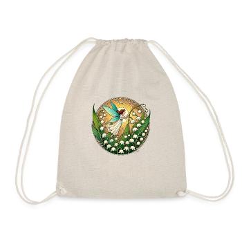 Lily of the Valley Fairy - Drawstring Bag - nature - Front
