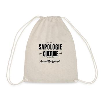 Sapologie Culture Worldwide Sapeur Design - Drawstring Bag - nature - Front
