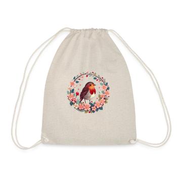 Robin - Drawstring Bag - nature - Front