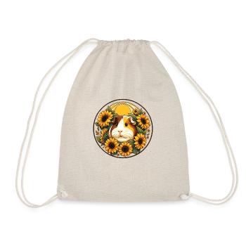 guinea pig - Drawstring Bag - nature - Front