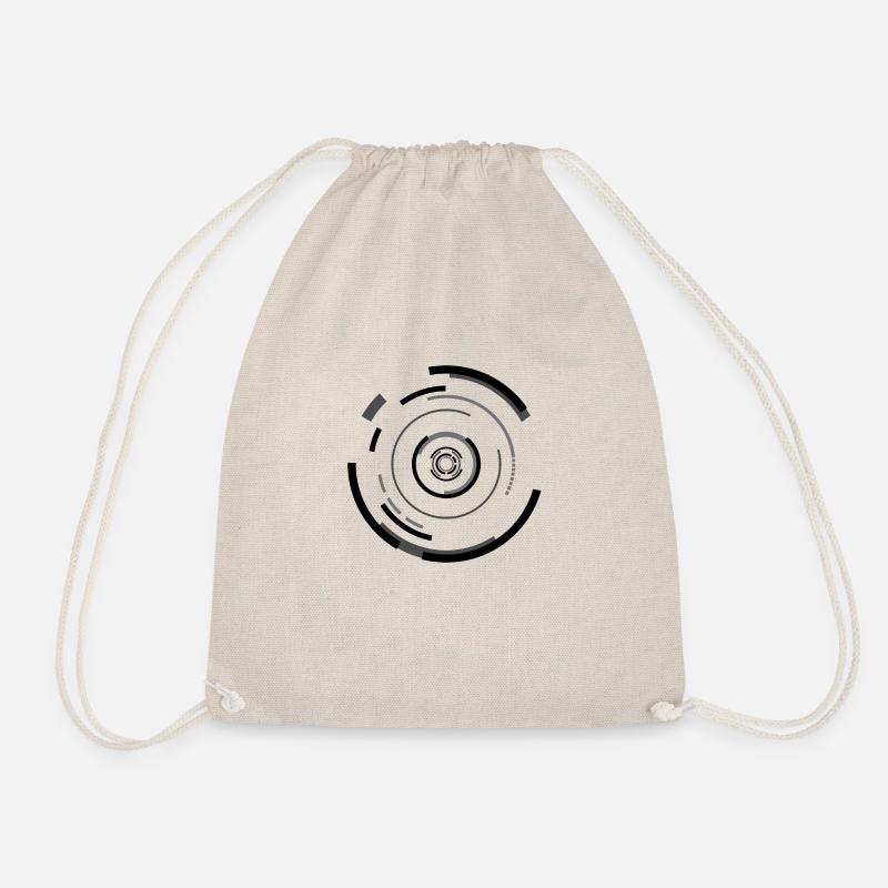 Spiral - Drawstring Bag - nature