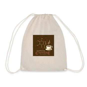 Fulled by caffiene - Drawstring Bag - nature - Front