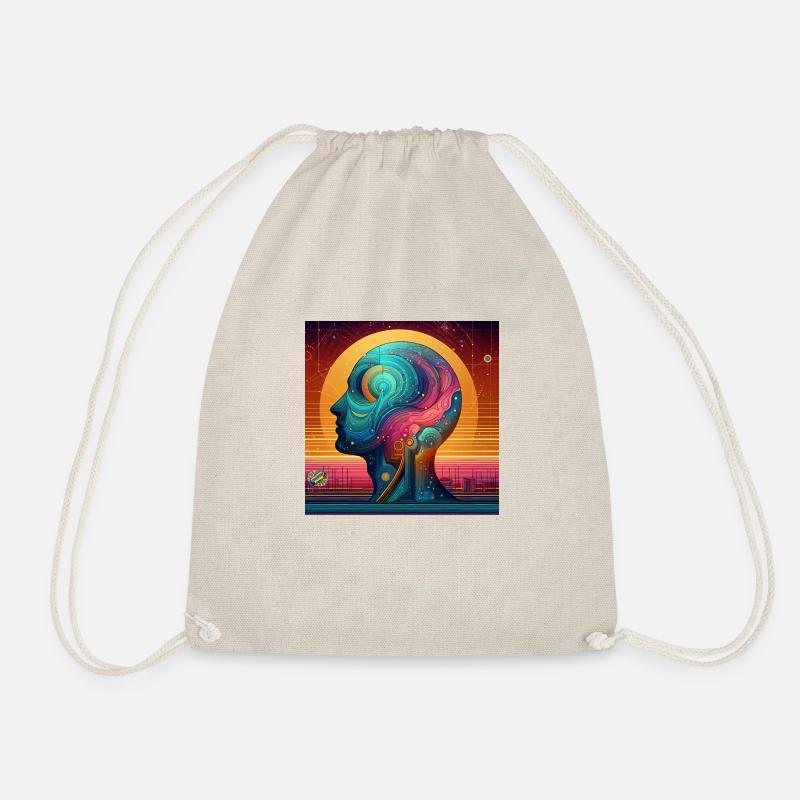 Modernart Men - Drawstring Bag - nature