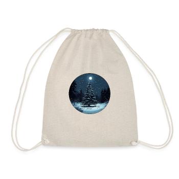 Magie de l’hiver : Douce nuit dans la forêt - Sac de sport léger - nature - Devant