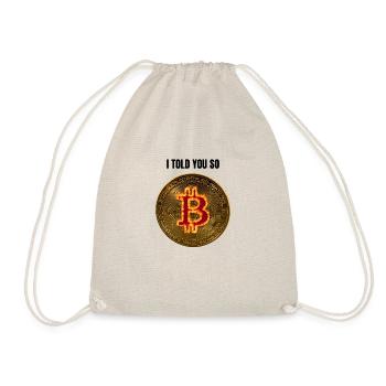 BITCOIN - JOYN THE REVOLUTION - Turnbeutel - Natur - Vorne