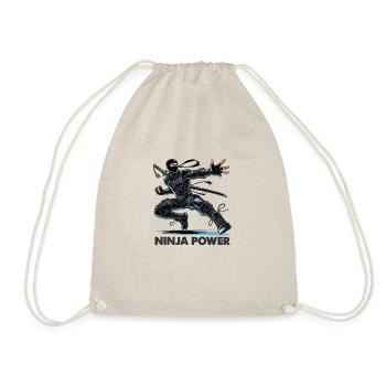 Ninja Power - Drawstring Bag - nature - Front