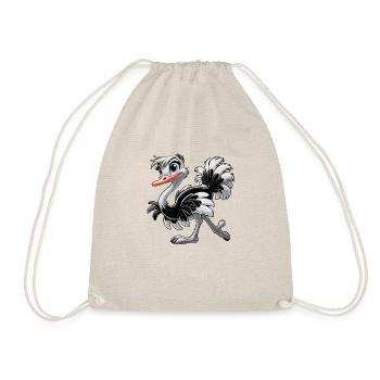 Ostrich - Drawstring Bag - nature - Front