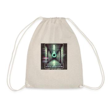 weirdcore Lost in the Liminal - Drawstring Bag - nature - Front