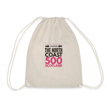 nc500 survived - Drawstring Bag - nature - Front