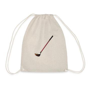 golf club golfer - Turnbeutel - Natur - Vorne