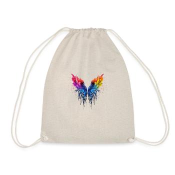 Rainbow Wings - Drawstring Bag - nature - Front