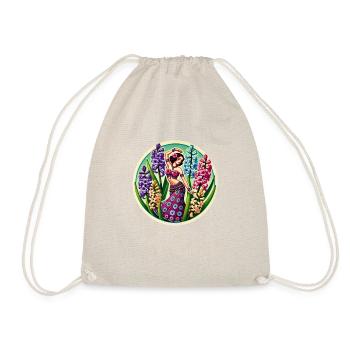 Danseuse Fleur Ventre - Sac de sport léger - nature - Devant