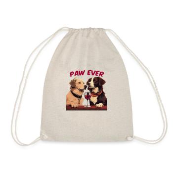 PAW EVER - Drawstring Bag - nature - Front