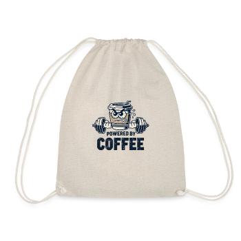 Propulsé par le café ☕💪 - Sac de sport léger - nature - Devant