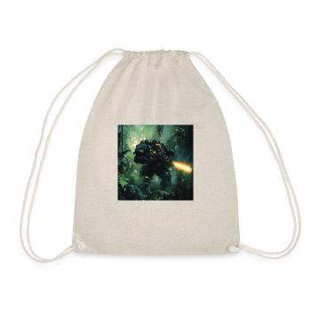 Sci Fi Warrior3 - Drawstring Bag - nature - Front