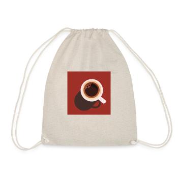 cup of coffee - Turnbeutel - Natur - Vorne