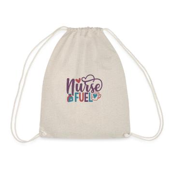 Nurse Power – The Fuel for Heroine - Drawstring Bag - nature - Front