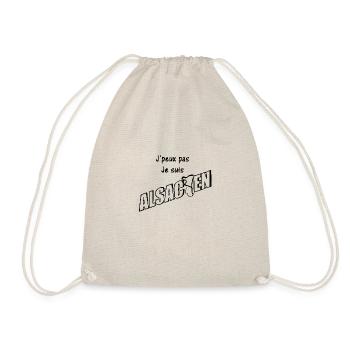 J'PEUX PAS JE SUIS ALSACIEN - Sac de sport léger - nature - Devant