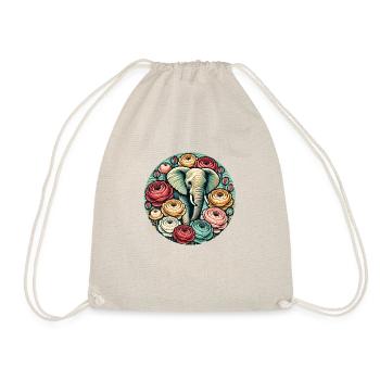 Éléphant - Sac de sport léger - nature - Devant