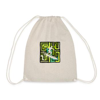Surfeur Surfergirl Surfeur - Sac de sport léger - nature - Devant