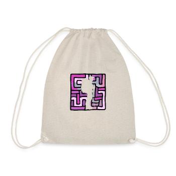 Hiker hike - Drawstring Bag - nature - Front