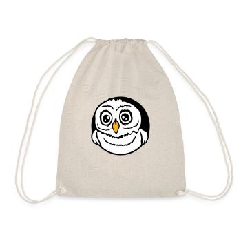 Owl Bird Eagle Owl Night Bird Barn Owl Owl Comic - Drawstring Bag - nature - Front