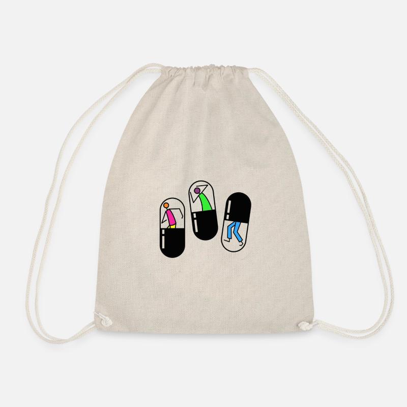 Dancing Therapy - Drawstring Bag - nature