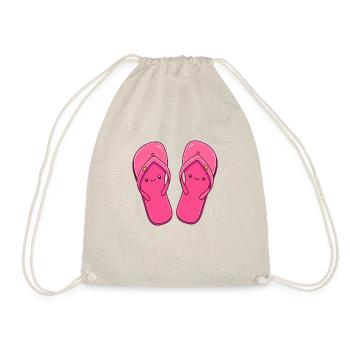 Flip&Flop - Drawstring Bag - nature - Front