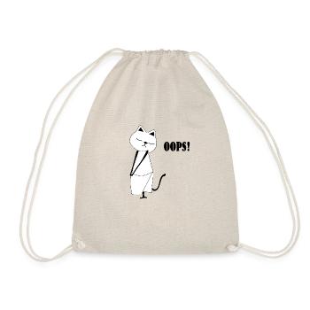 Nekochan Antonio Oops - Turnbeutel - Natur - Vorne
