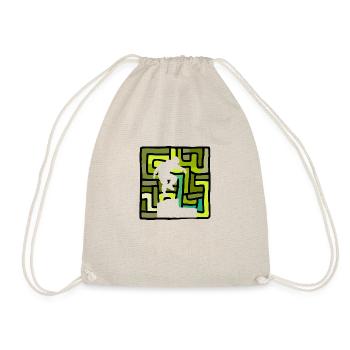 Parkour traceurs obstacle - Drawstring Bag - nature - Front
