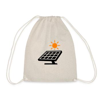 Solar Panels Photovoltaic System - Drawstring Bag - nature - Front