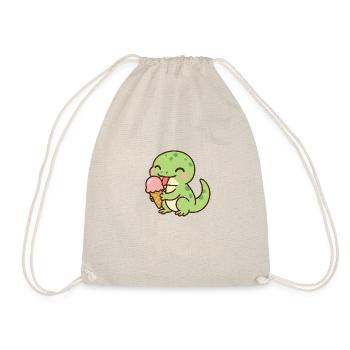 Gecko Erfrischung Limonade - Turnbeutel - Natur - Vorne