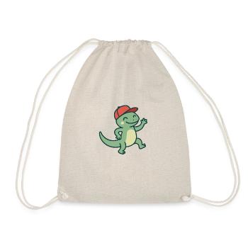 Gecko Lurch Tanz Tanzen Street Dance - Turnbeutel - Natur - Vorne