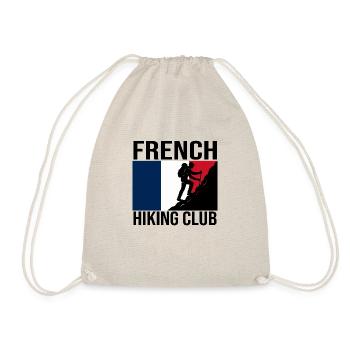 French Hiking Club Hiking Shirt - Drawstring Bag - nature - Front