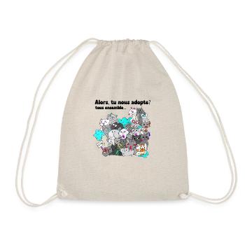 Adopt your cat - Drawstring Bag - nature - Front