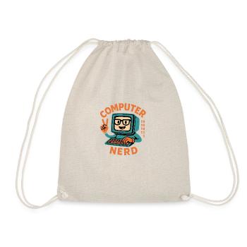 Computer Nerd - Drawstring Bag - nature - Front