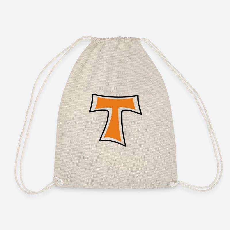 Tau symbol - Drawstring Bag - nature