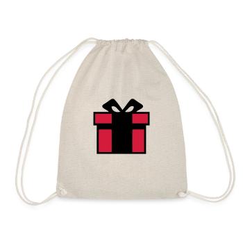 Gift - Drawstring Bag - nature - Front
