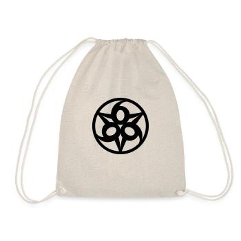 Triple 6 (666-Symbol) No.1_1c - Drawstring Bag - nature - Front