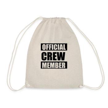 Official crew member - Sac de sport léger - nature - Devant